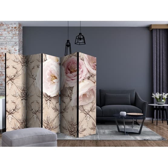 Rumsavdelare - Romantic Beige II - 5 Delar