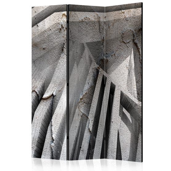 Rumsavdelare - Beton 3D - 3 Delar