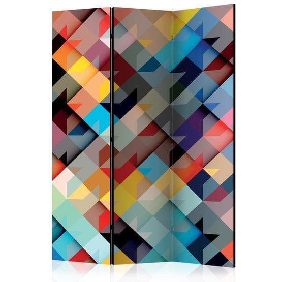 Rumsavdelare - Colour Patchwork - 3 Delar