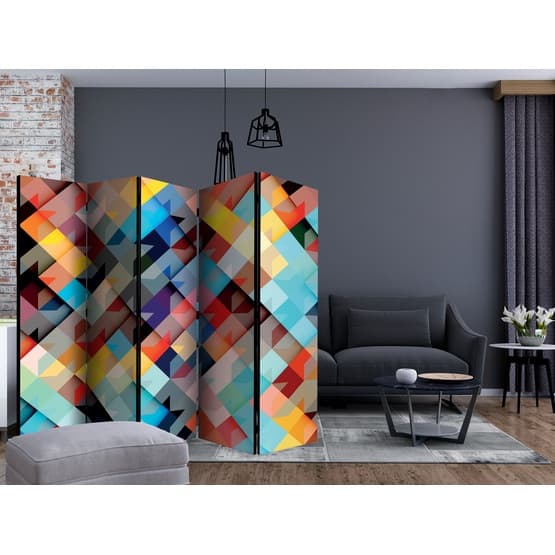 Rumsavdelare - Colour Patchwork II - 5 Delar