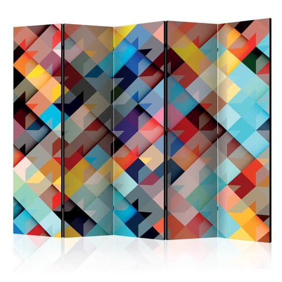 Rumsavdelare - Colour Patchwork II - 5 Delar