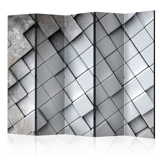Rumsavdelare - Gray Background 3D II - 5 Delar