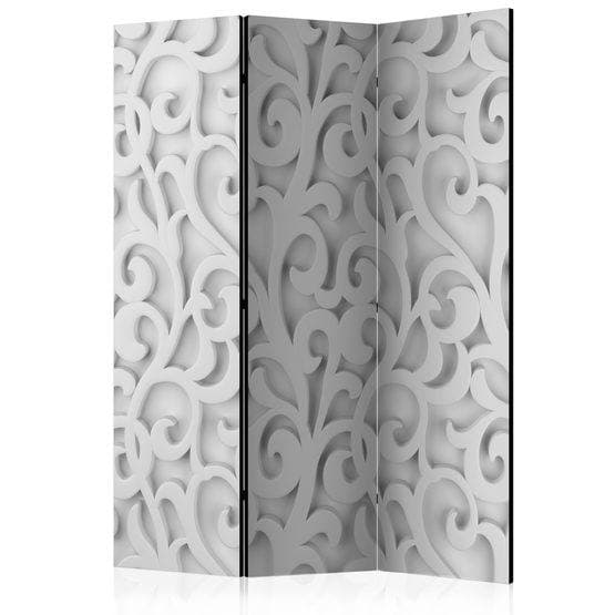 Rumsavdelare - White Ornament - 3 Delar