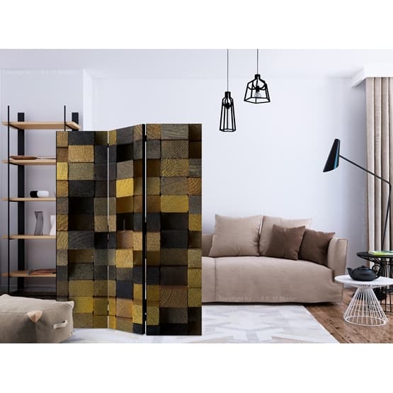 Rumsavdelare - Wooden Cubes - 3 Delar