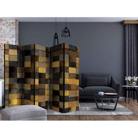 Rumsavdelare - Wooden Cubes II - 5 Delar
