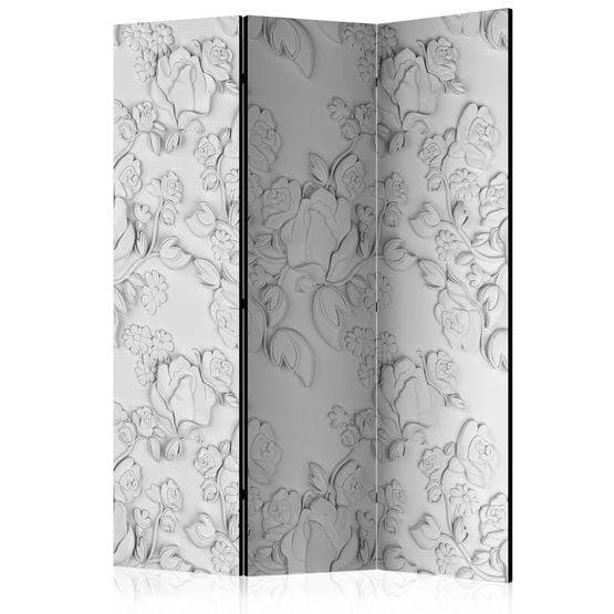 Rumsavdelare - White Ornament: Roses - 3 Delar