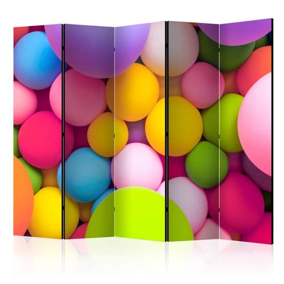 Rumsavdelare - Colourful Balls II - 5 Delar
