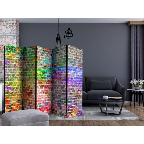 Rumsavdelare - Rainbow Wall II - 5 Delar