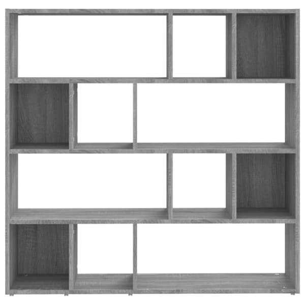 vidaXL bogreol/rumdeler 105x24x102 cm grå sonoma-eg