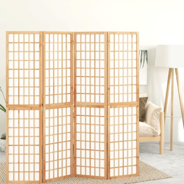 vidaXL 4-panels rumdeler 160x170 cm foldbar japansk stil