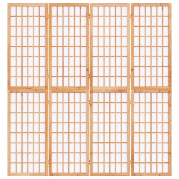 vidaXL 4-panels rumdeler 160x170 cm foldbar japansk stil