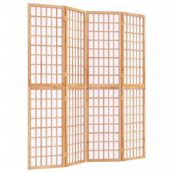 vidaXL 4-panels rumdeler 160x170 cm foldbar japansk stil