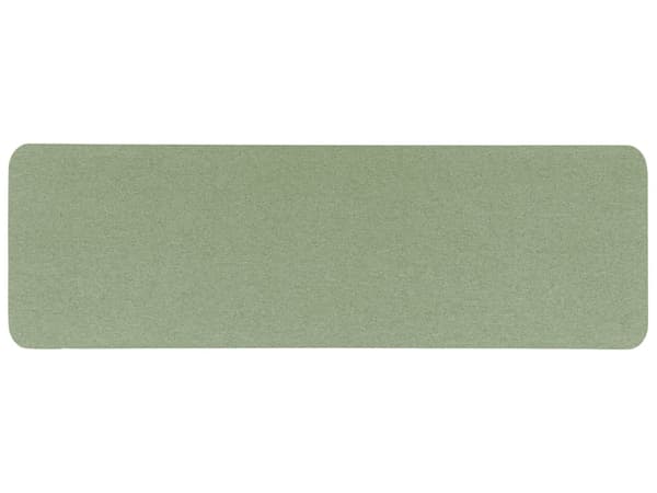 Skillevegg Grønn 130 x 40 cm Stoffdeksel Modulære monteringsklemmer Hjemmekontor