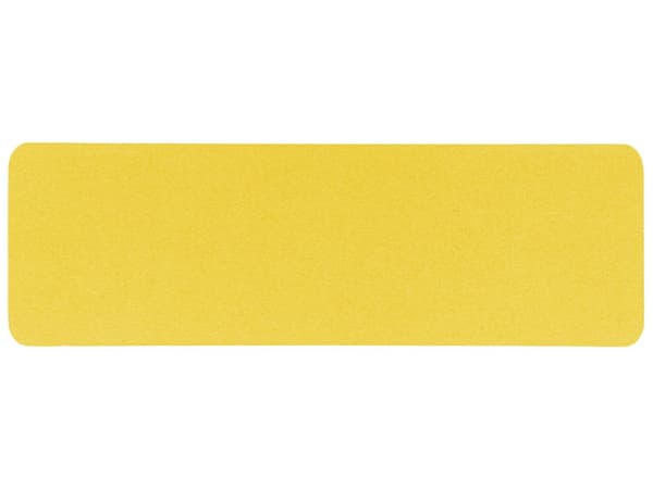 Skillevegg Gul 130 x 40 cm Stoffdeksel Modulære monteringsklemmer Hjemmekontor