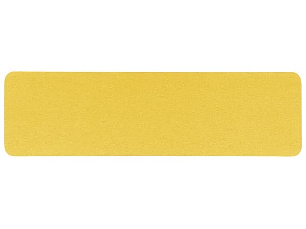 Skillevegg Gul 180 x 40 cm Stoffdeksel Modulære monteringsklemmer Hjemmekontor
