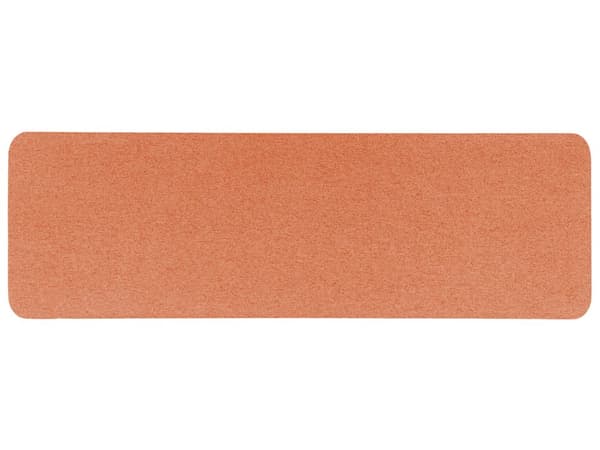 Skillevegg Rød 130 x 40 cm Stoffdeksel Modulære monteringsklemmer Hjemmekontor