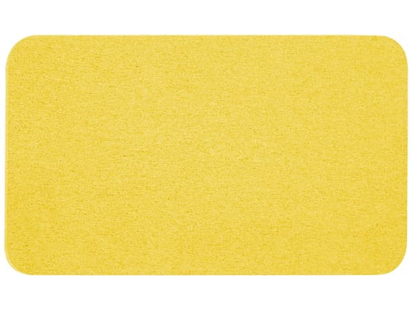 Skillevegg Gul 80 x 40 cm Stoffdeksel Modulære monteringsklemmer Hjemmekontor