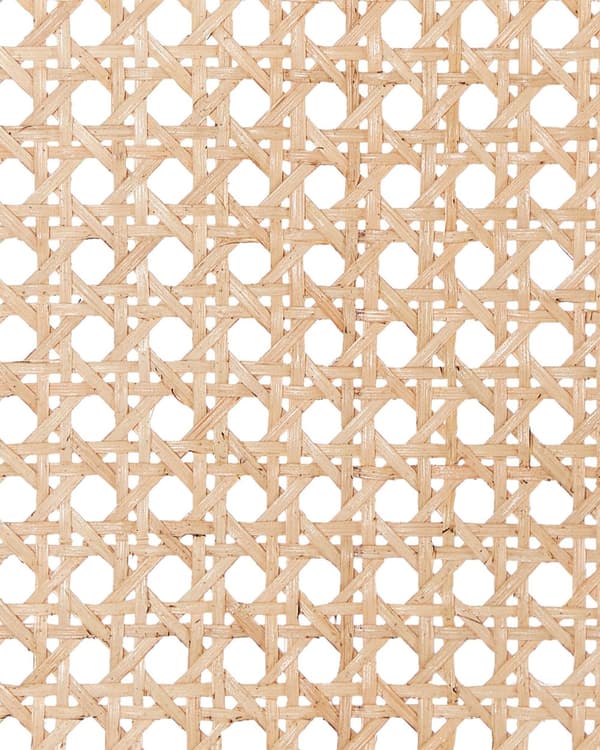 Tilanjakaja musta luonnonväri 105 x 180 cm rottinki 3 paneelia kokoontaitettava boho-tyyli