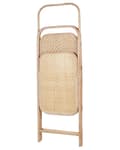 Miniatyrbillede 5 af 8: Rumdeler Naturlig Rattan og Bambus 3 Paneler Sammenfoldelig Dekorativ Skærmvæg
