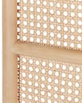 Miniatyrbillede 7 af 10: 3-panel naturlig rattan rumskærm med rattan mesh folde dekorative