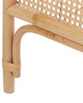 Miniatyrbillede 9 af 10: 3-panel naturlig rattan rumskærm med rattan mesh folde dekorative