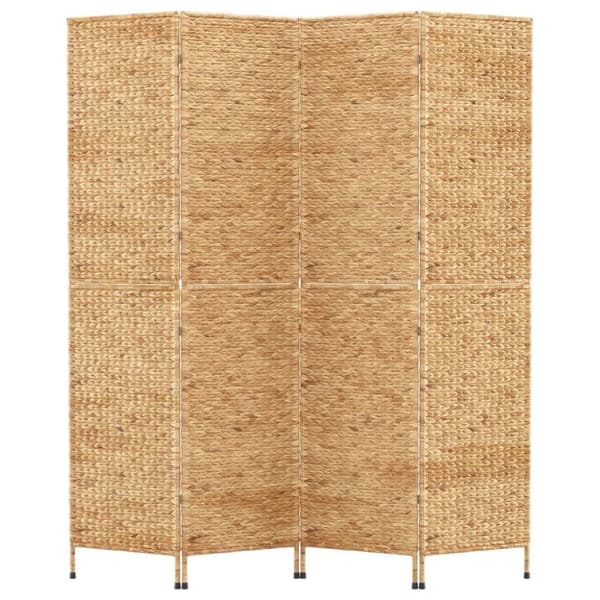vidaXL rumdeler med 4 paneler 163x180 cm vandhyacint
