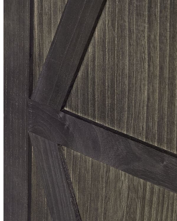 Rumsavdelare Mörkbrun Paulownia Trä Plywood 4 Paneler Fällbar Dekorativ Skärm Partition Vardagsrum Sovrum Rustik Traditionell Design