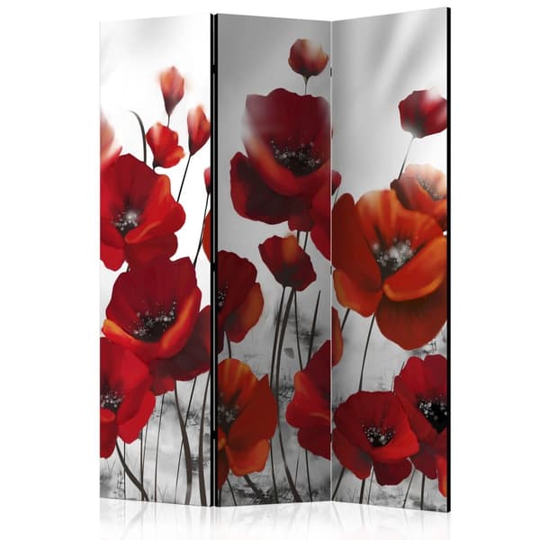 Rumsavdelare / Skärmvägg - Poppies in the Moonlight 135x172