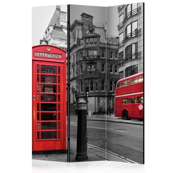 Rumsavdelare / Skärmvägg - London Icons 135x172