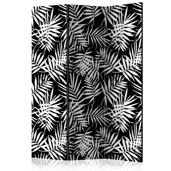 Rumsavdelare / Skärmvägg - Black and White Jungle 135x172