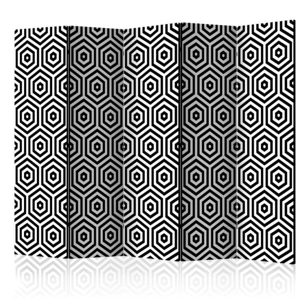Rumsavdelare / Skärmvägg - Black and White Hypnosis II 225x172