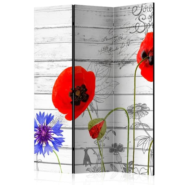 Rumsavdelare / Skärmvägg - Wildflowers 135x172