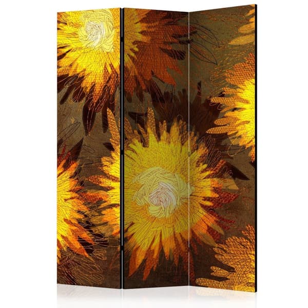 Rumsavdelare / Skärmvägg - Sunflower dance 135x172