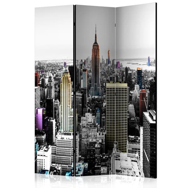 Rumsavdelare / Skärmvägg - Iridescent skyscrapers 135x172