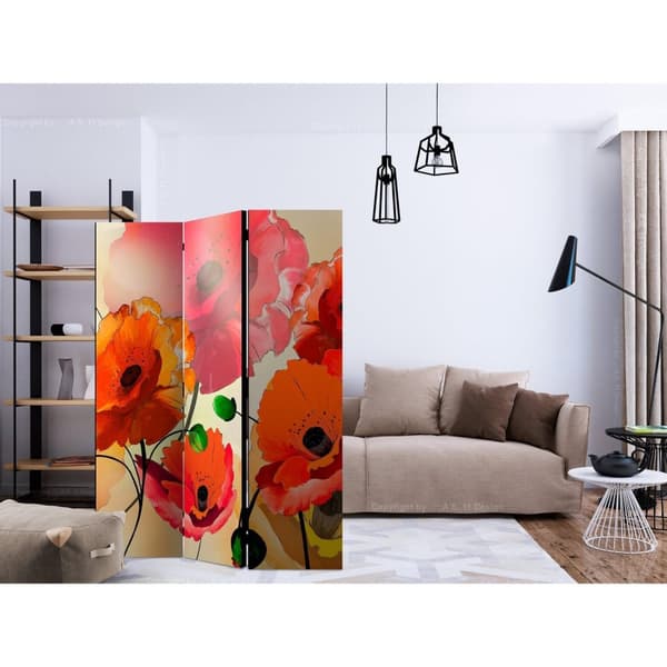 Rumsavdelare / Skärmvägg - Velvet Poppies