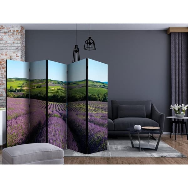 Rumsavdelare / Skärmvägg - Lavender fields II