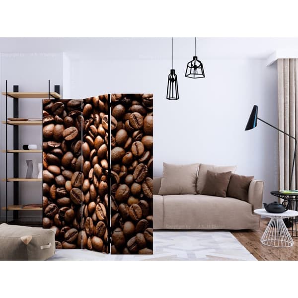 Rumsavdelare / Skärmvägg - Roasted coffee beans