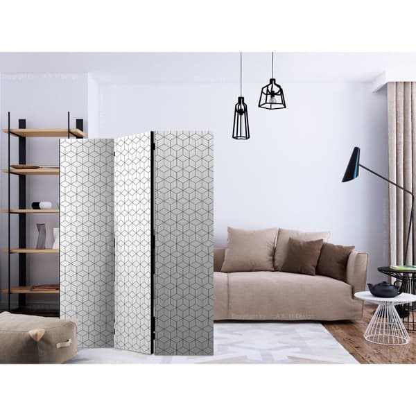 Rumsavdelare / Skärmvägg - Cubes - texture