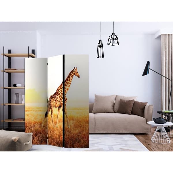 Rumsavdelare / Skärmvägg - giraffe - walk