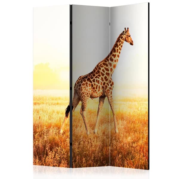 Rumsavdelare / Skärmvägg - giraffe - walk 135x172