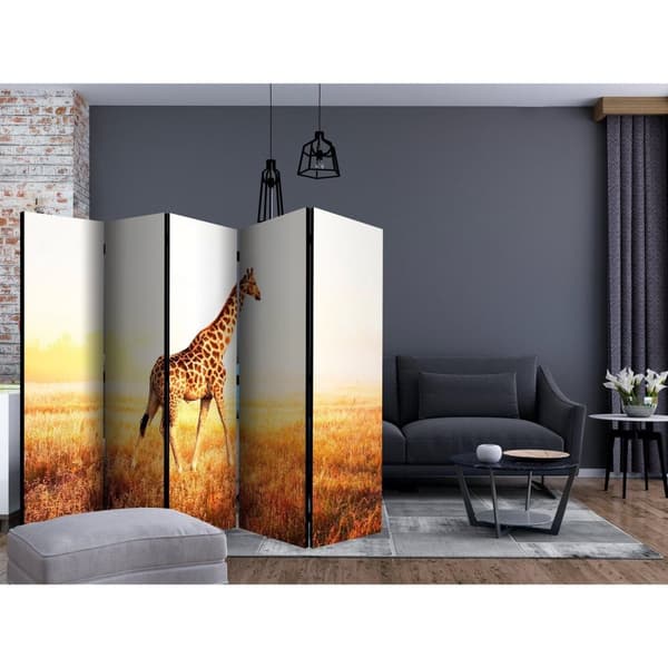 Rumsavdelare / Skärmvägg - giraffe - walk II