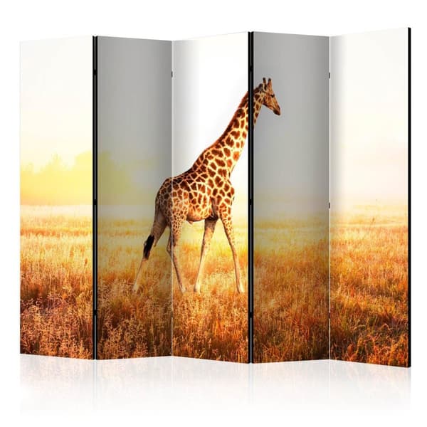 Rumsavdelare / Skärmvägg - giraffe - walk II 225x172