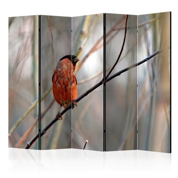 Rumsavdelare / Skärmvägg - Bullfinch in the forest II 225x172