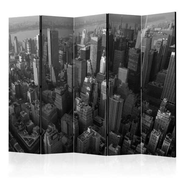 Rumsavdelare / Skärmvägg - New York: skyscrapers (bird's eye view) II 225x172