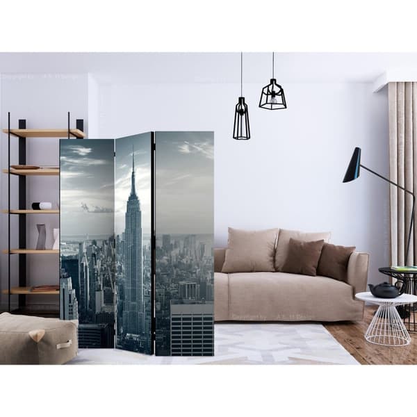 Rumsavdelare / Skärmvägg - Amazing view to New York Manhattan at sunrise