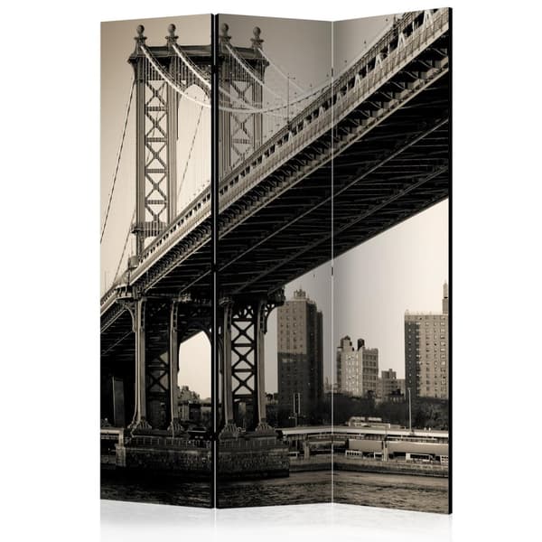 Rumsavdelare / Skärmvägg - Manhattan Bridge, New York 135x172