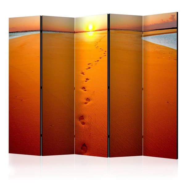 Rumsavdelare / Skärmvägg - Footprints in the sand II 225x172