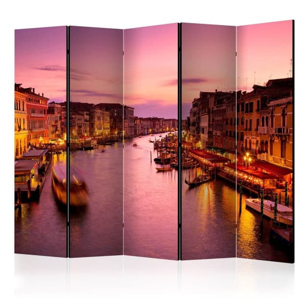 Rumsavdelare / Skärmvägg - City of lovers, Venice by night II 225x172
