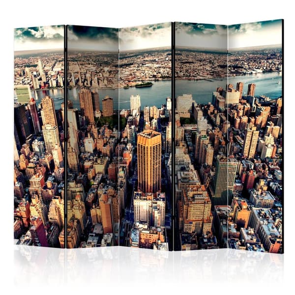 Rumsavdelare / Skärmvägg - Bird's Eye View of New York II 225x172