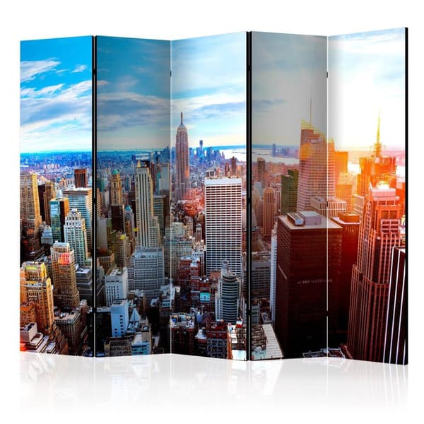 Rumsavdelare / Skärmvägg - Sunrise over Manhattan II 225x172